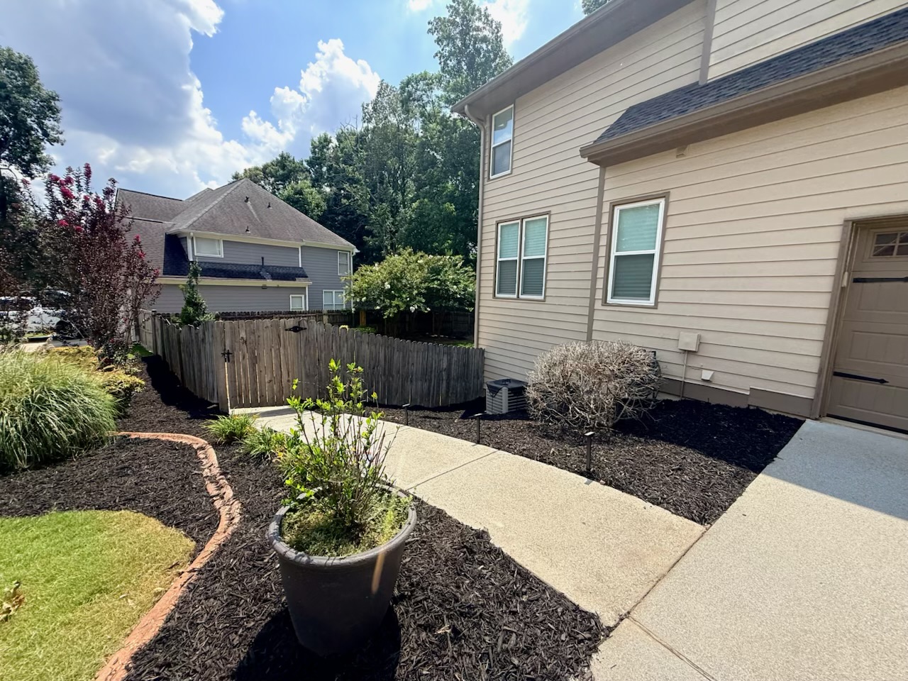 Landscaping project by Hurtado Lawn & Landscape in Gainesville, GA